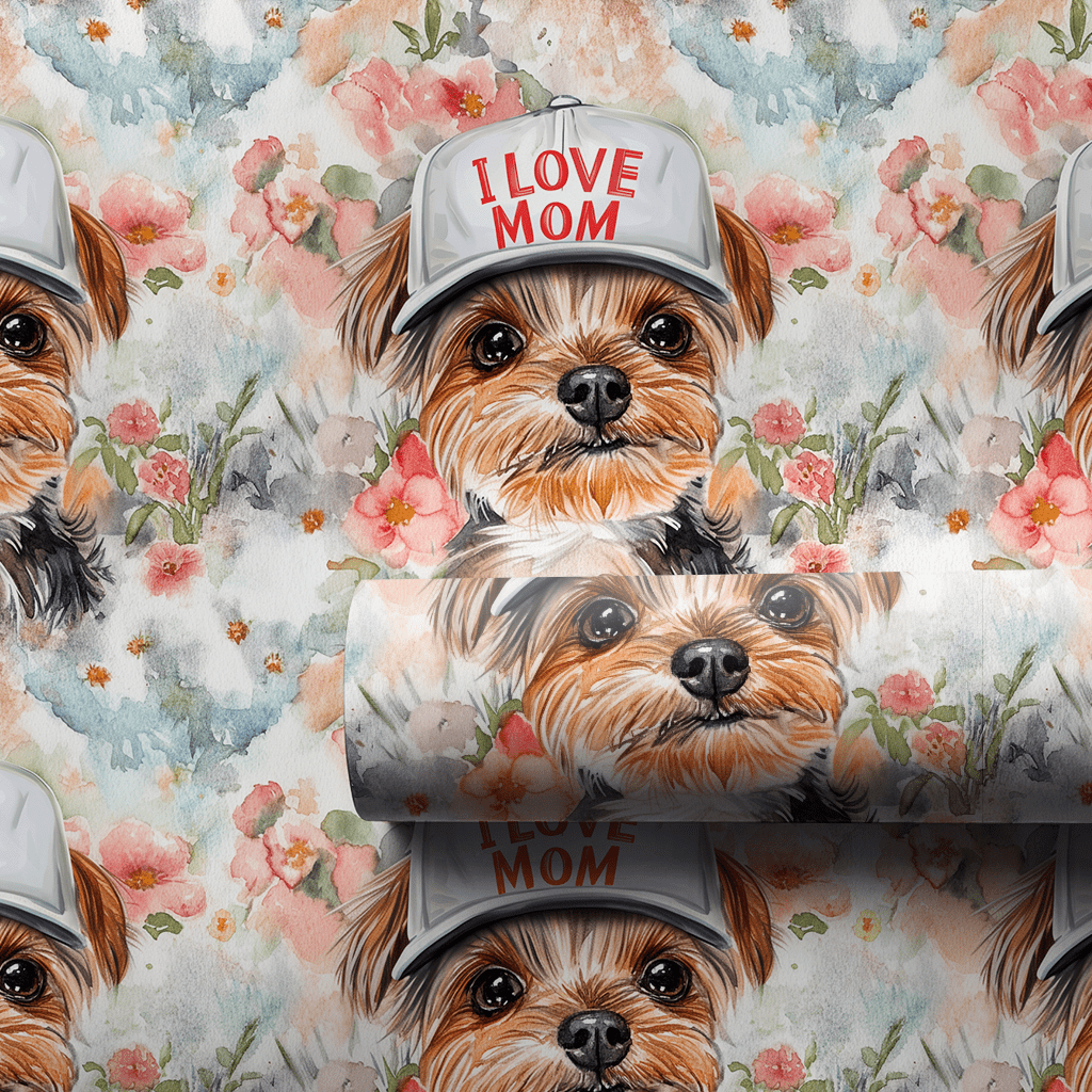 Mom's Favorite Yorkie - Wrapping Paper - Aspen & Arlo