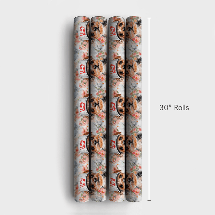 Mom's Favorite Yorkie - Wrapping Paper - Aspen & Arlo
