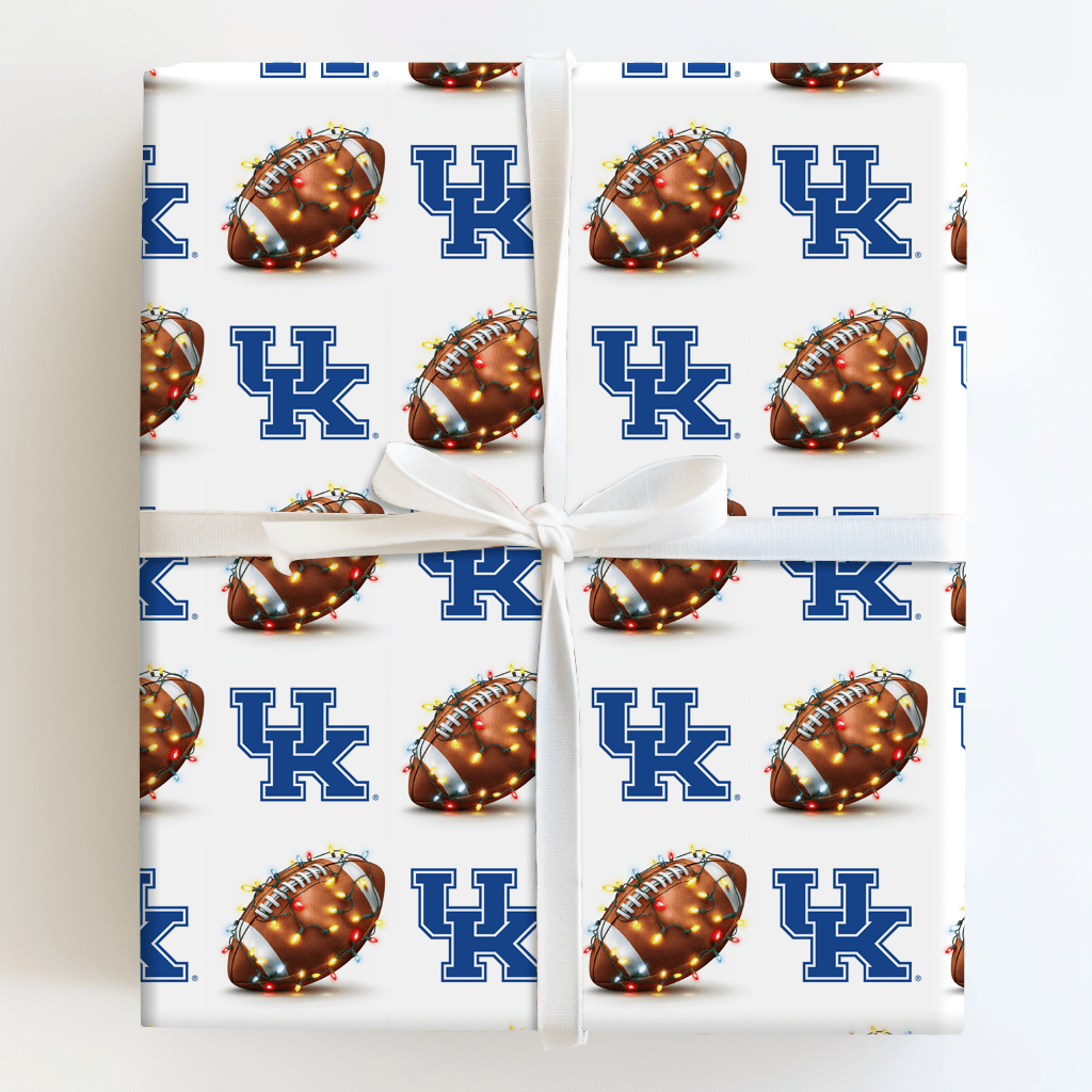 End Zone Lights Wildcats - Wrapping Paper - Aspen & Arlo