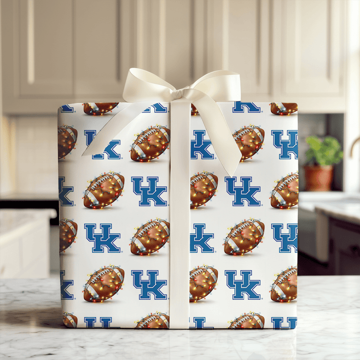 End Zone Lights Wildcats - Wrapping Paper - Aspen & Arlo