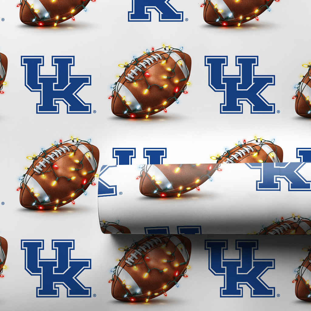 End Zone Lights Wildcats - Wrapping Paper - Aspen & Arlo