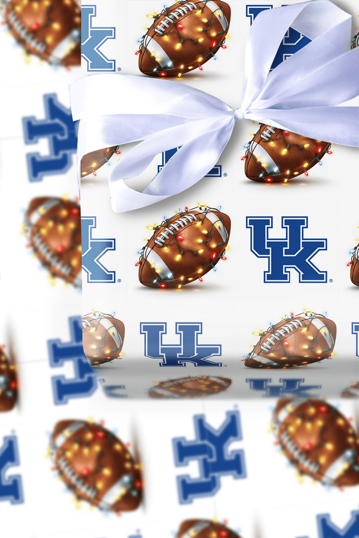 End Zone Lights Wildcats - Wrapping Paper - Aspen & Arlo