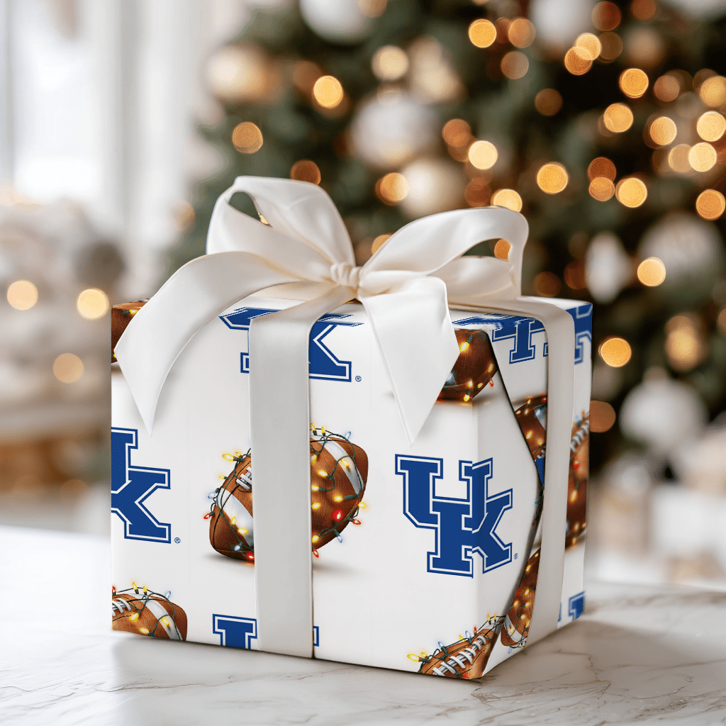 End Zone Lights Wildcats - Wrapping Paper - Aspen & Arlo