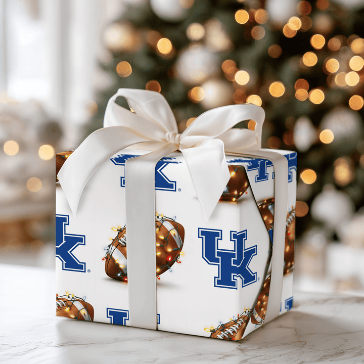End Zone Lights Wildcats - Wrapping Paper - Aspen & Arlo