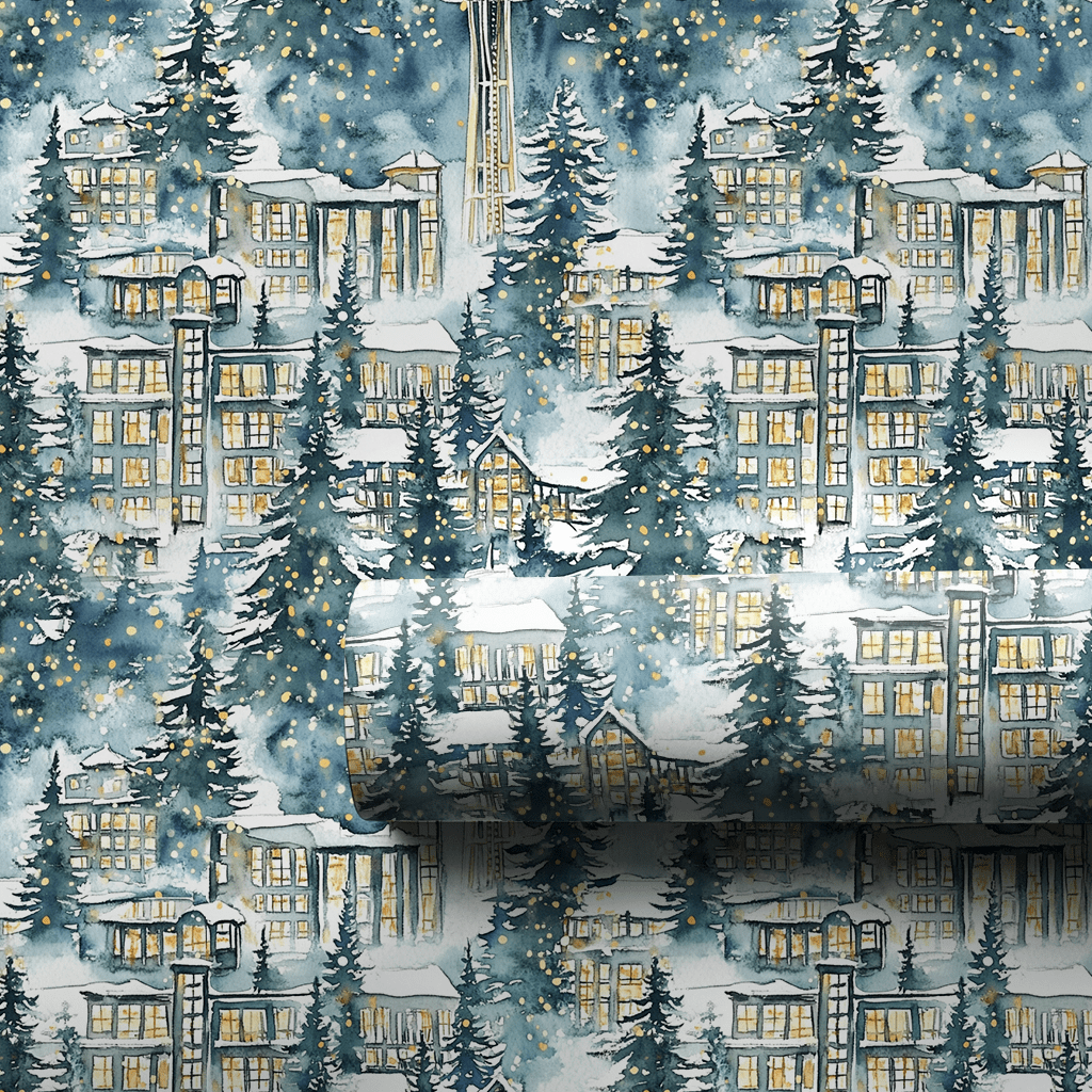 Space Needle - Wrapping Paper - Aspen & Arlo