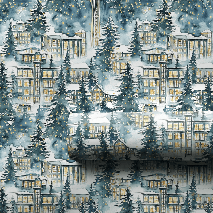 Space Needle - Wrapping Paper - Aspen & Arlo