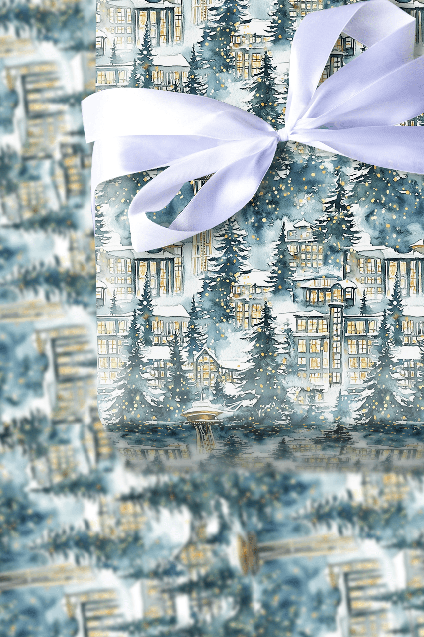 Space Needle - Wrapping Paper - Aspen & Arlo