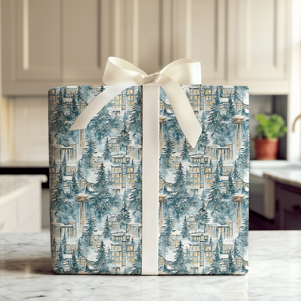 Space Needle - Wrapping Paper - Aspen & Arlo