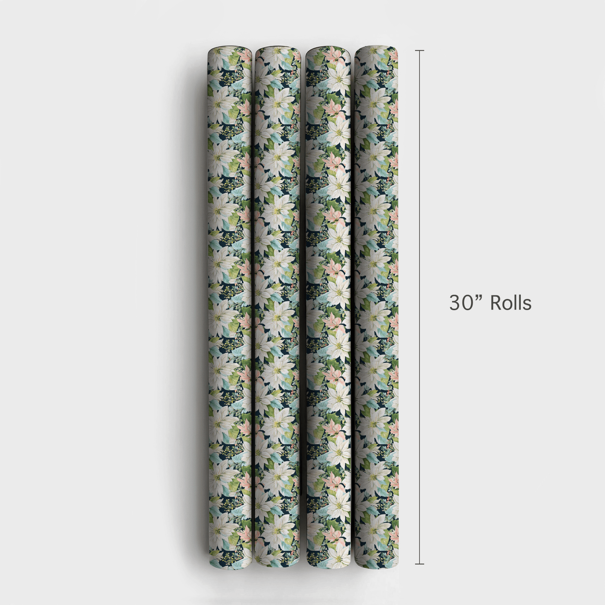 Poinsettia Pearls - Wrapping Paper - Aspen & Arlo