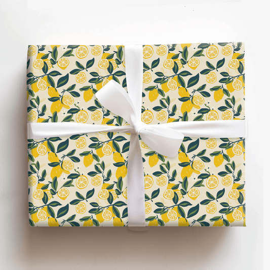 Lemon Squeeze - Wrapping Paper - Aspen & Arlo