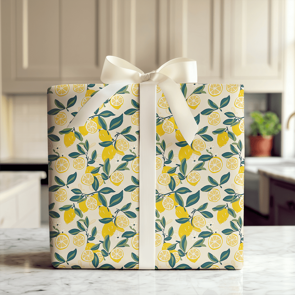 Lemon Squeeze - Wrapping Paper - Aspen & Arlo