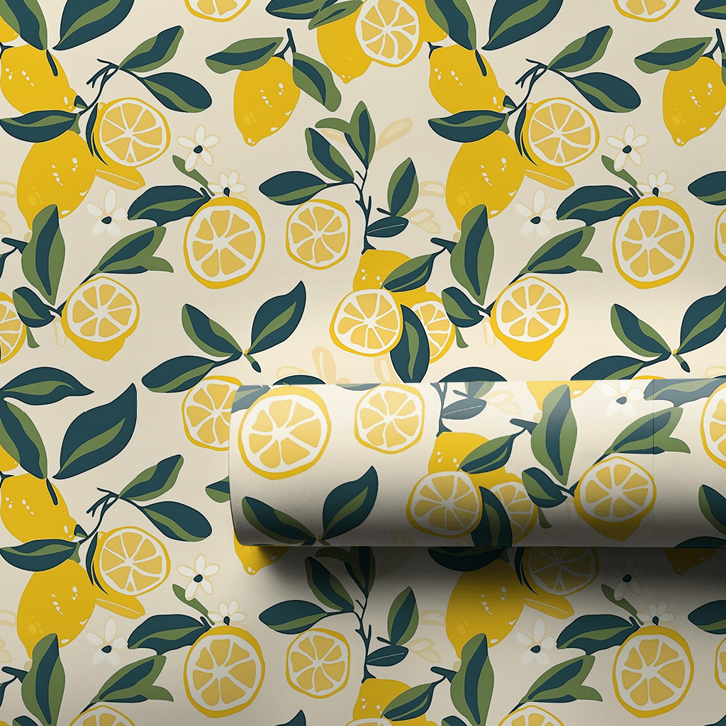 Lemon Squeeze - Wrapping Paper - Aspen & Arlo