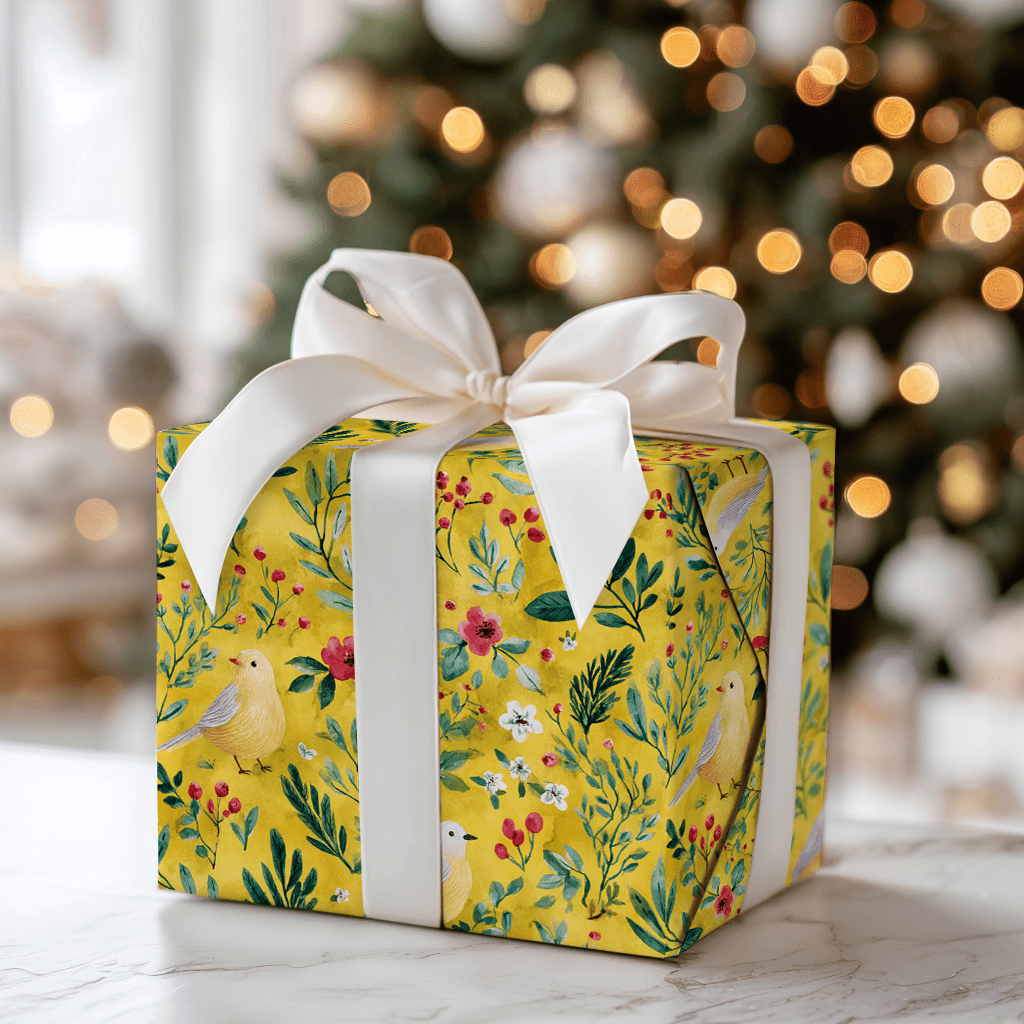 Yellow Bird Road - Wrapping Paper - Aspen & Arlo