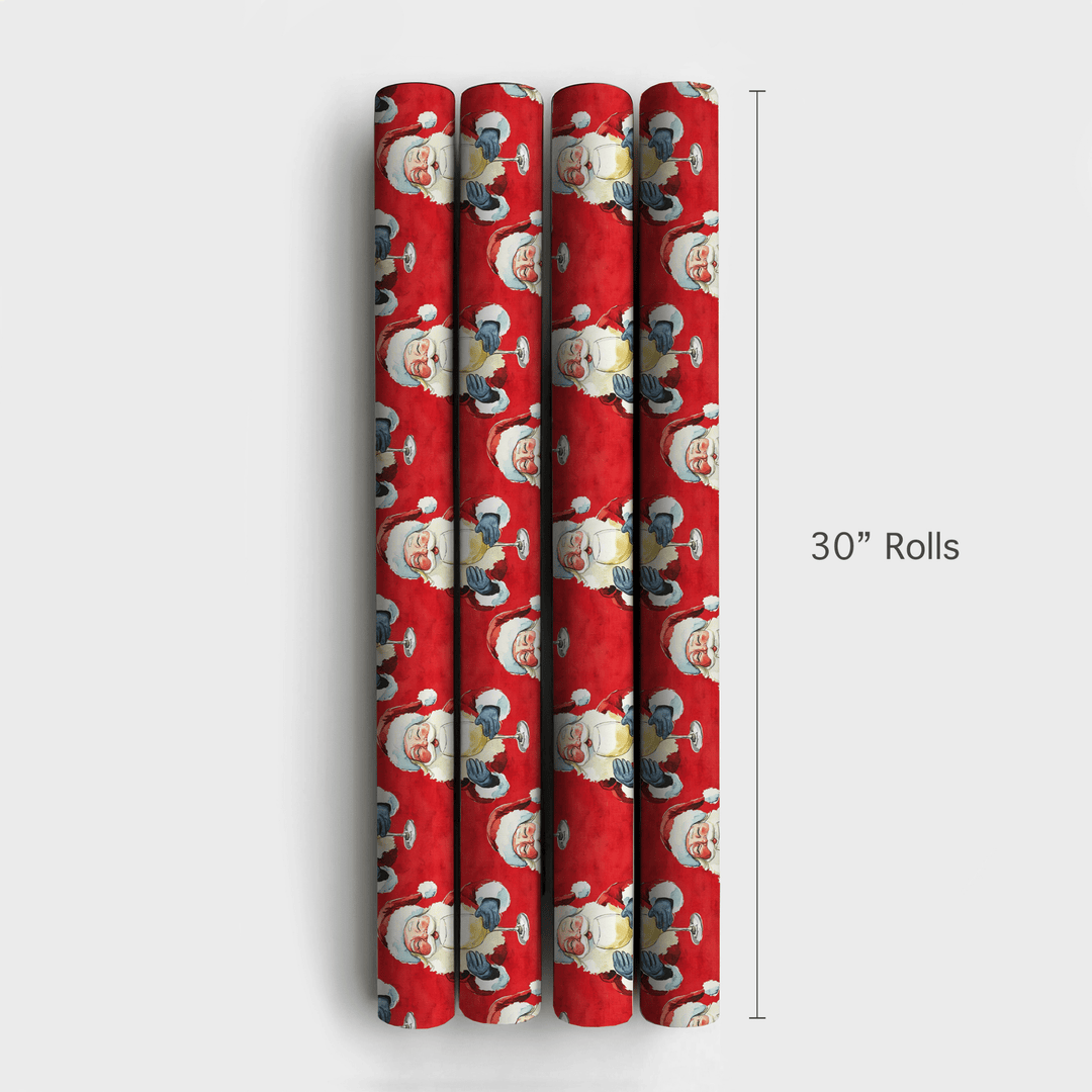 White Wine Holiday - Wrapping Paper - Aspen & Arlo