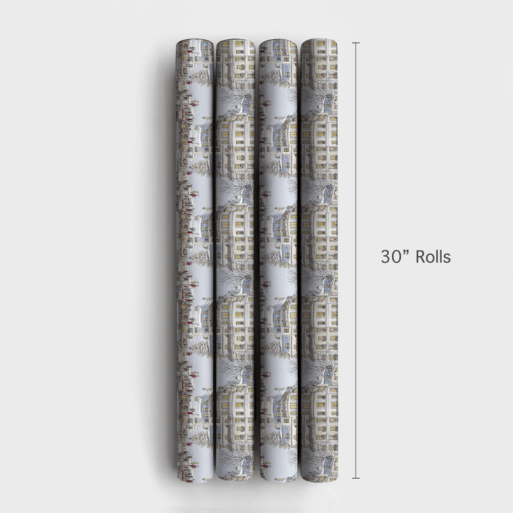 City Sidewalks - Wrapping Paper - Aspen & Arlo