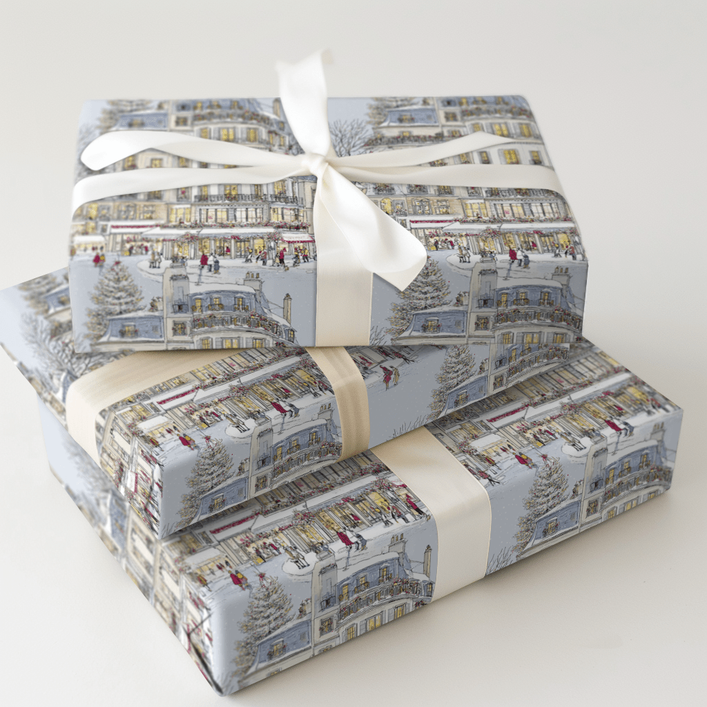 City Sidewalks - Wrapping Paper - Aspen & Arlo