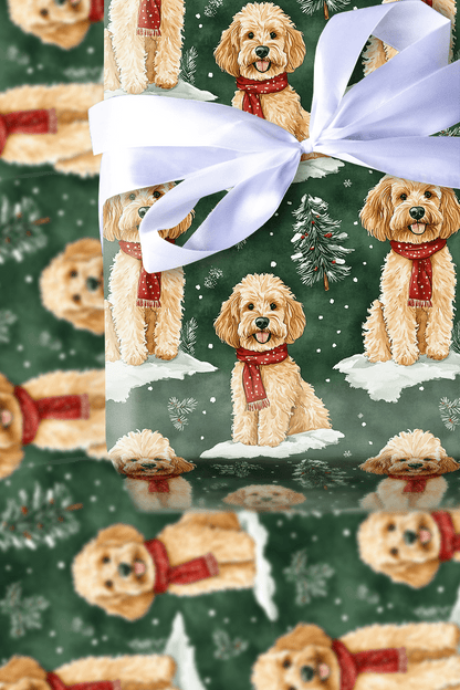 Hardy in Green - Wrapping Paper - Aspen & Arlo