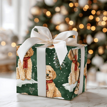 Hardy in Green - Wrapping Paper - Aspen & Arlo