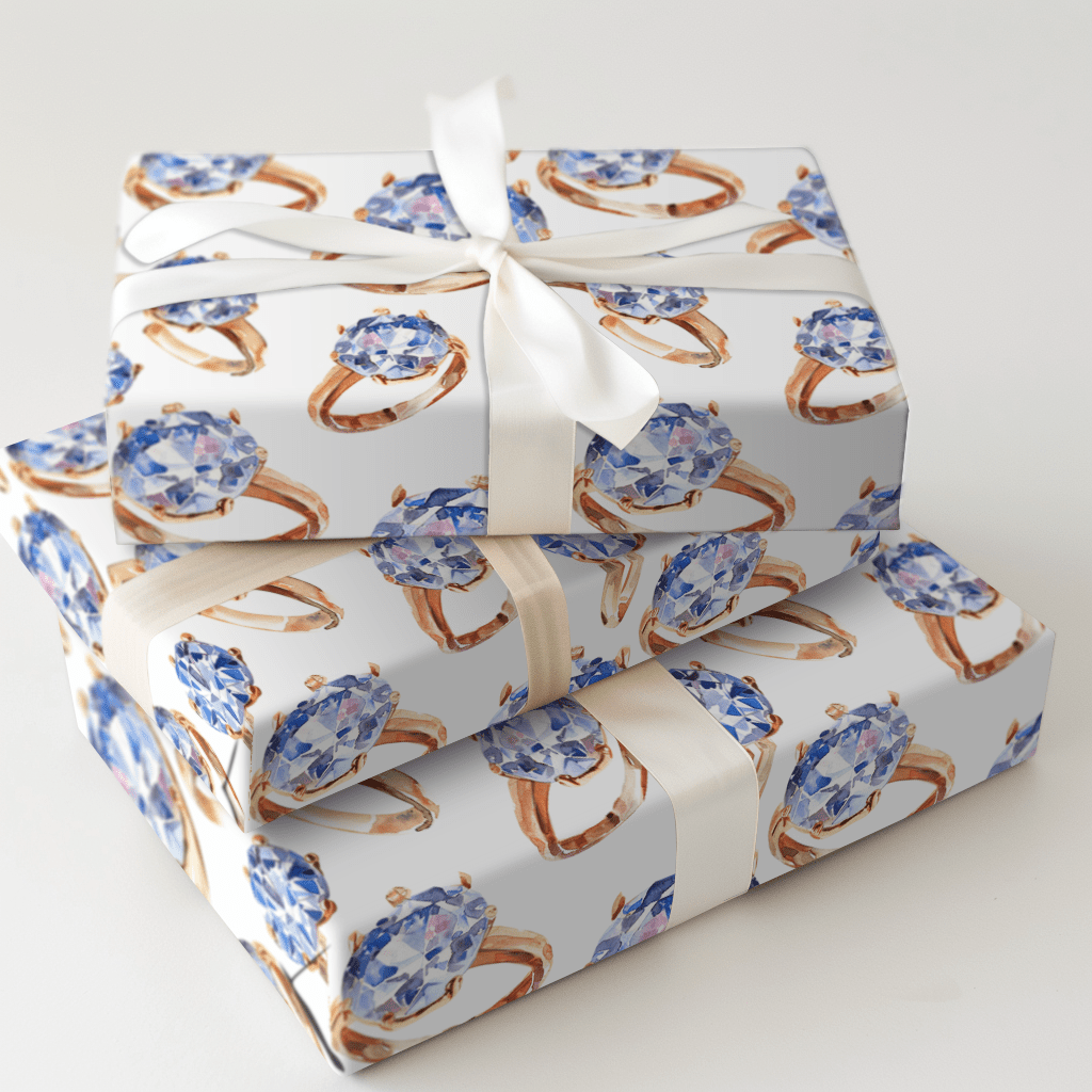 Put a Ring on It - Wrapping Paper - Aspen & Arlo