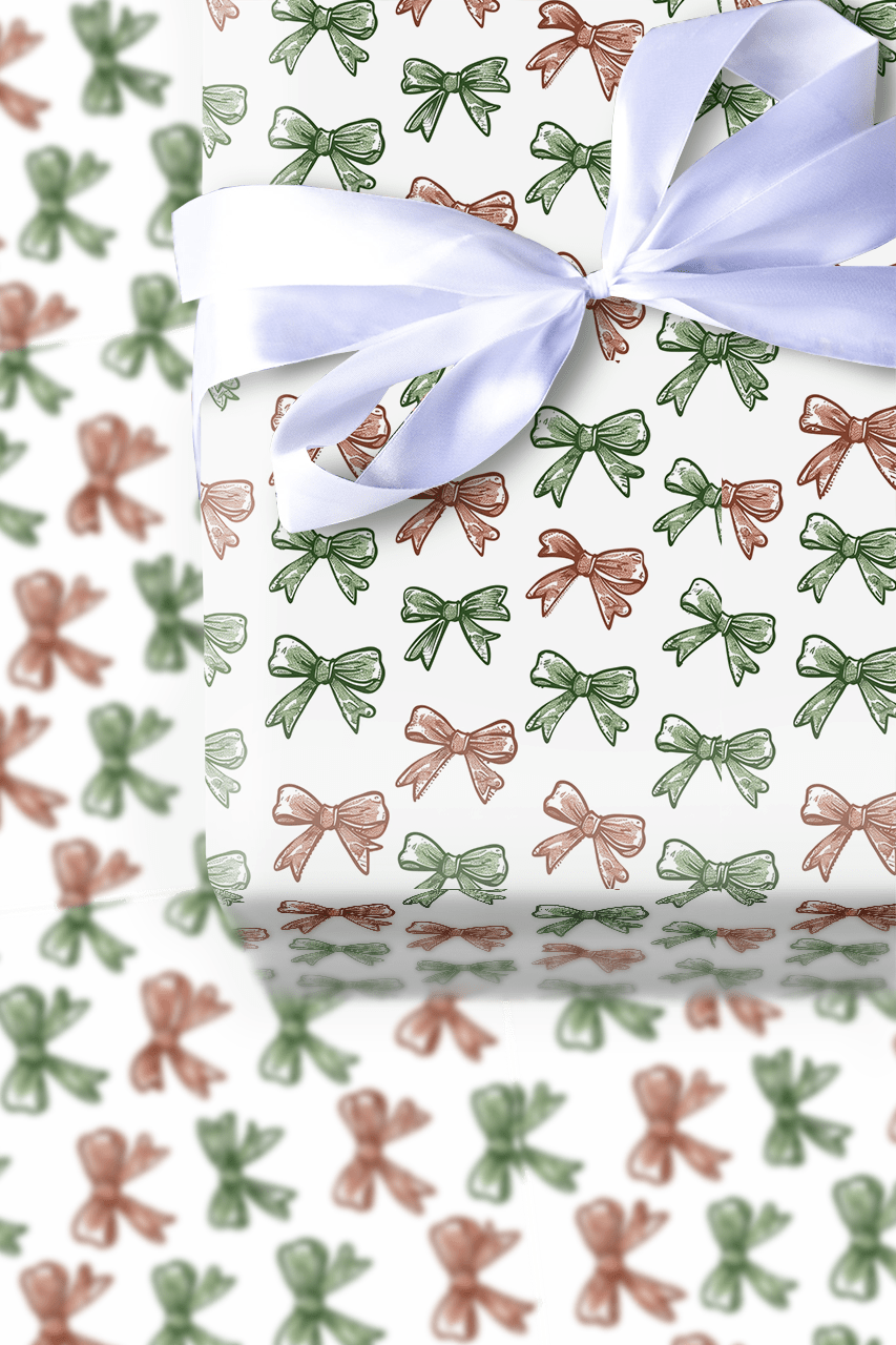 Bowtie Bliss - Wrapping Paper - Aspen & Arlo