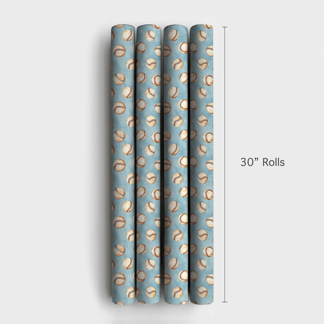 Call to the Bullpen - Wrapping Paper - Aspen & Arlo