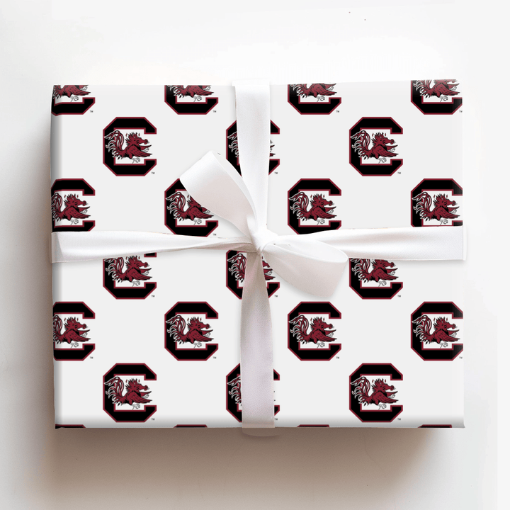 C & Fighting Cock Crest - Wrapping Paper - Aspen & Arlo