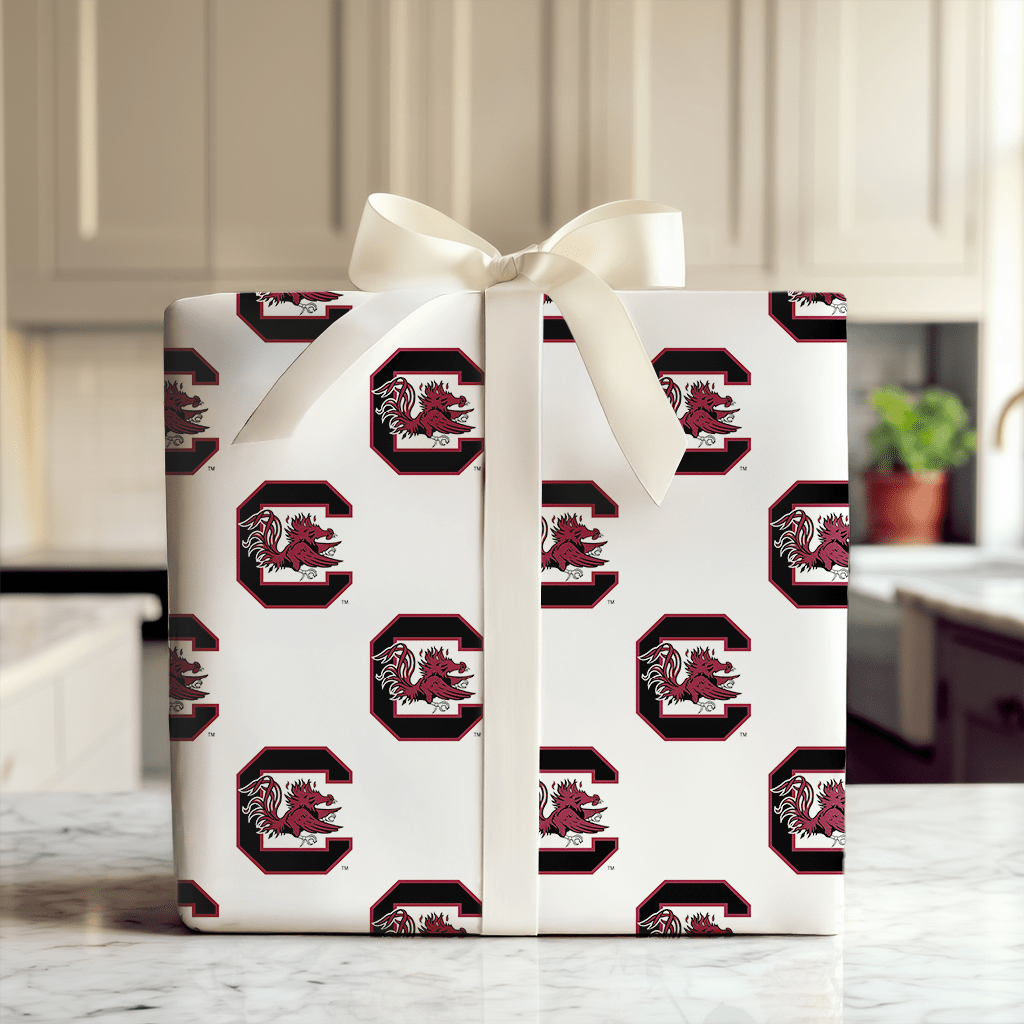 C & Fighting Cock Crest - Wrapping Paper - Aspen & Arlo