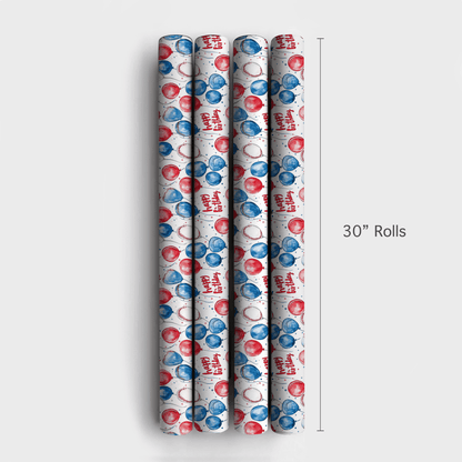 Birthday Grand Slam - Wrapping Paper - Aspen & Arlo