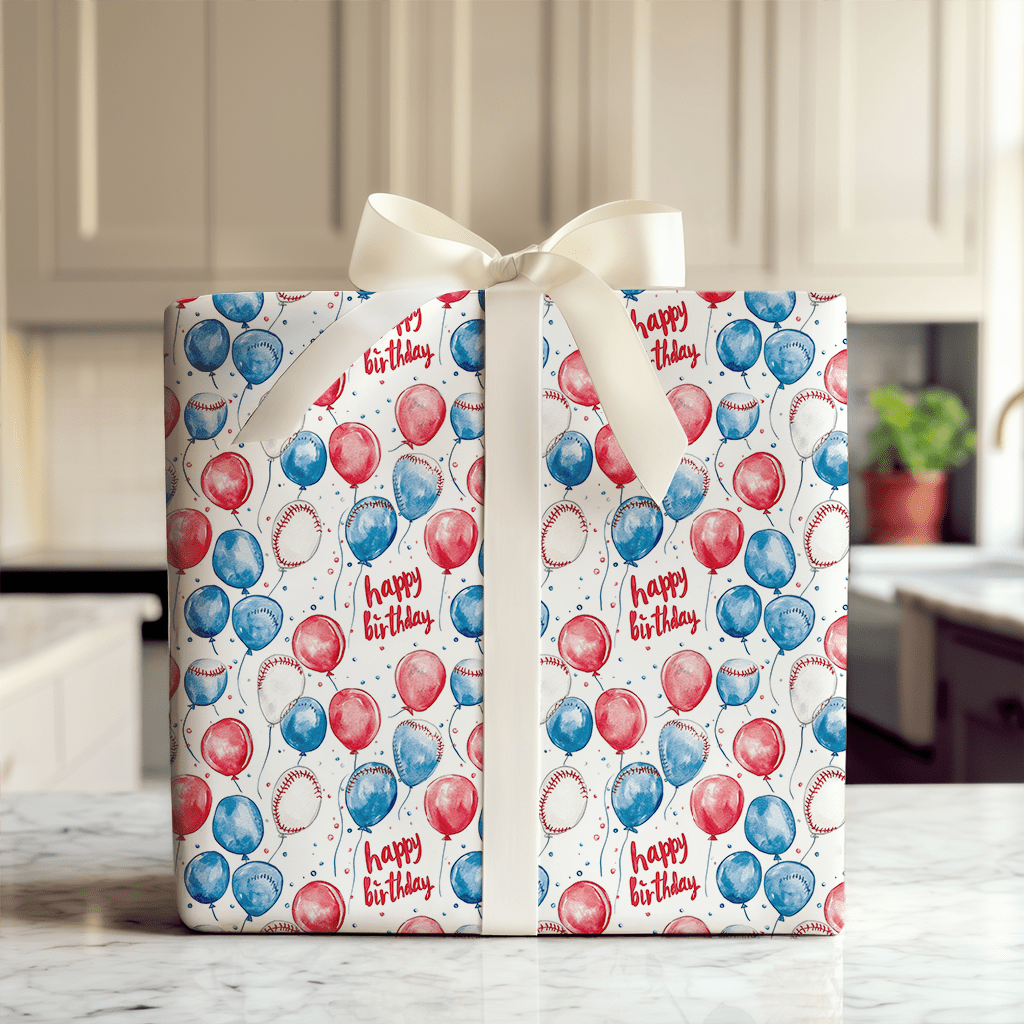 Birthday Grand Slam - Wrapping Paper - Aspen & Arlo