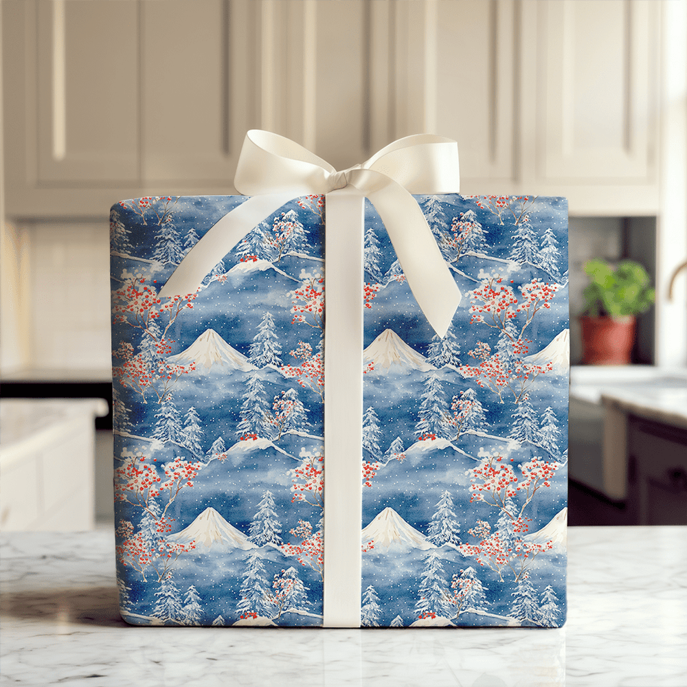Festive Fuji - Wrapping Paper - Aspen & Arlo