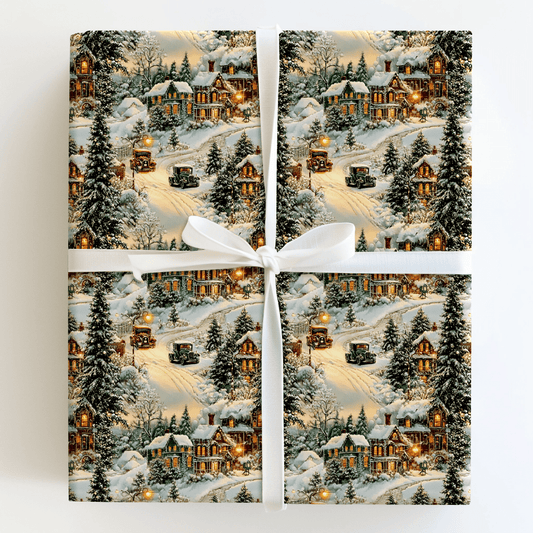 Wonderful Vintage Eve - Wrapping Paper - Aspen & Arlo