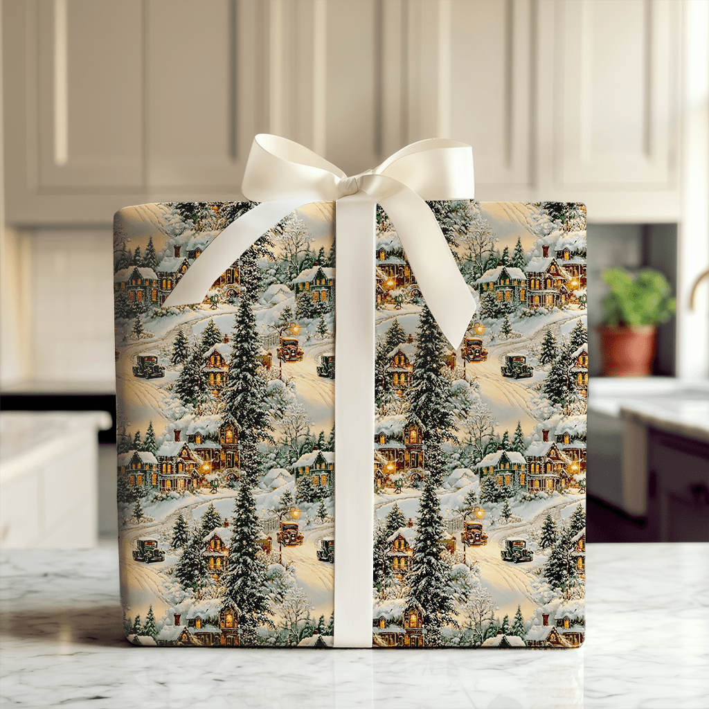 Wonderful Vintage Eve - Wrapping Paper - Aspen & Arlo