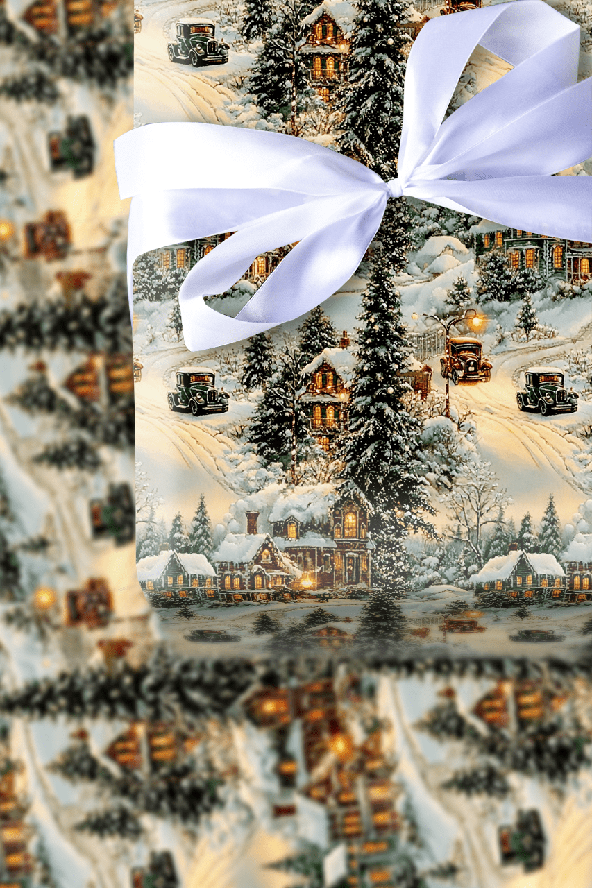 Wonderful Vintage Eve - Wrapping Paper - Aspen & Arlo