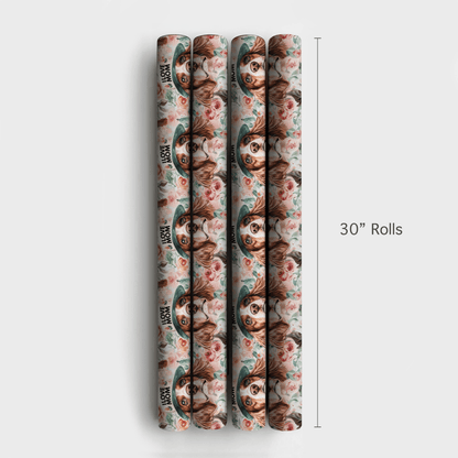 Mom's Favorite Brittany Spaniel - Wrapping Paper - Aspen & Arlo
