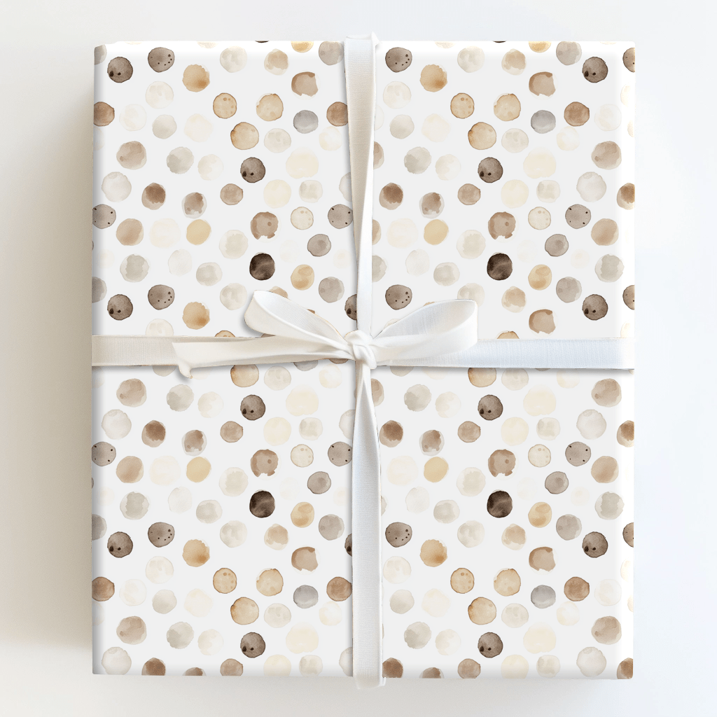 Cloudy Raindrops - Wrapping Paper - Aspen & Arlo