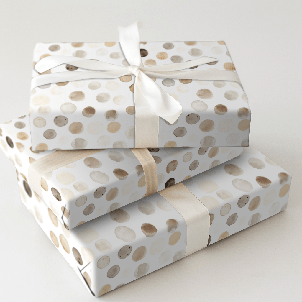 Cloudy Raindrops - Wrapping Paper - Aspen & Arlo
