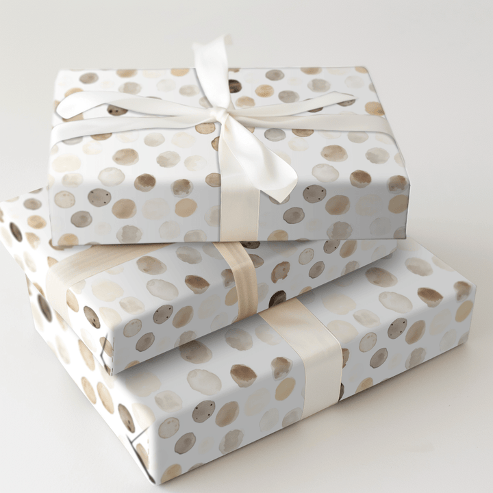 Cloudy Raindrops - Wrapping Paper - Aspen & Arlo