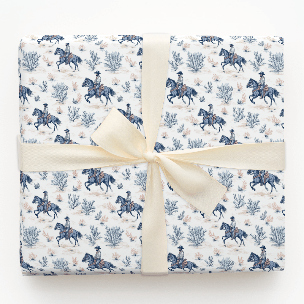 Blue Ride - Wrapping Paper - Aspen & Arlo