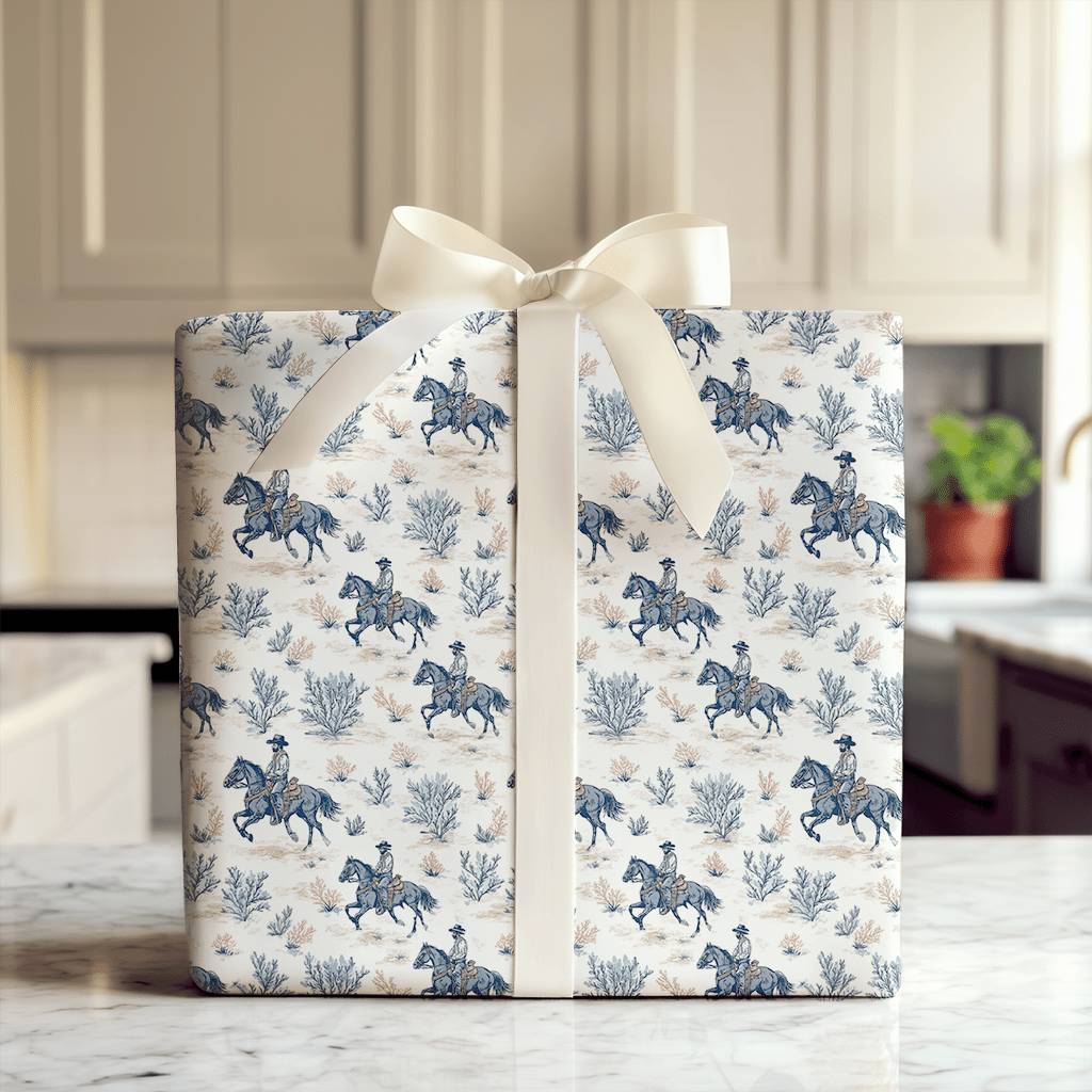 Blue Ride - Wrapping Paper - Aspen & Arlo