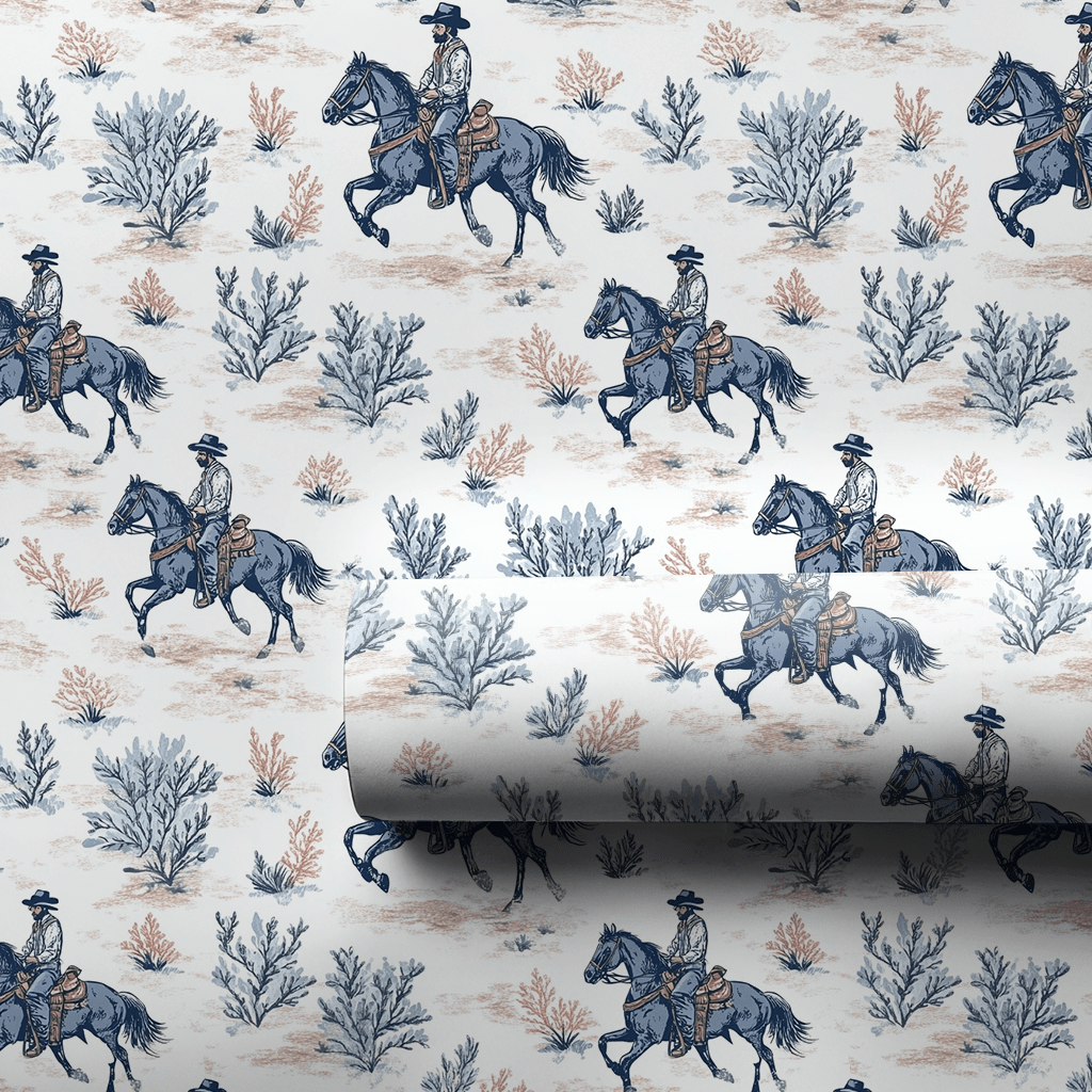 Blue Ride - Wrapping Paper - Aspen & Arlo