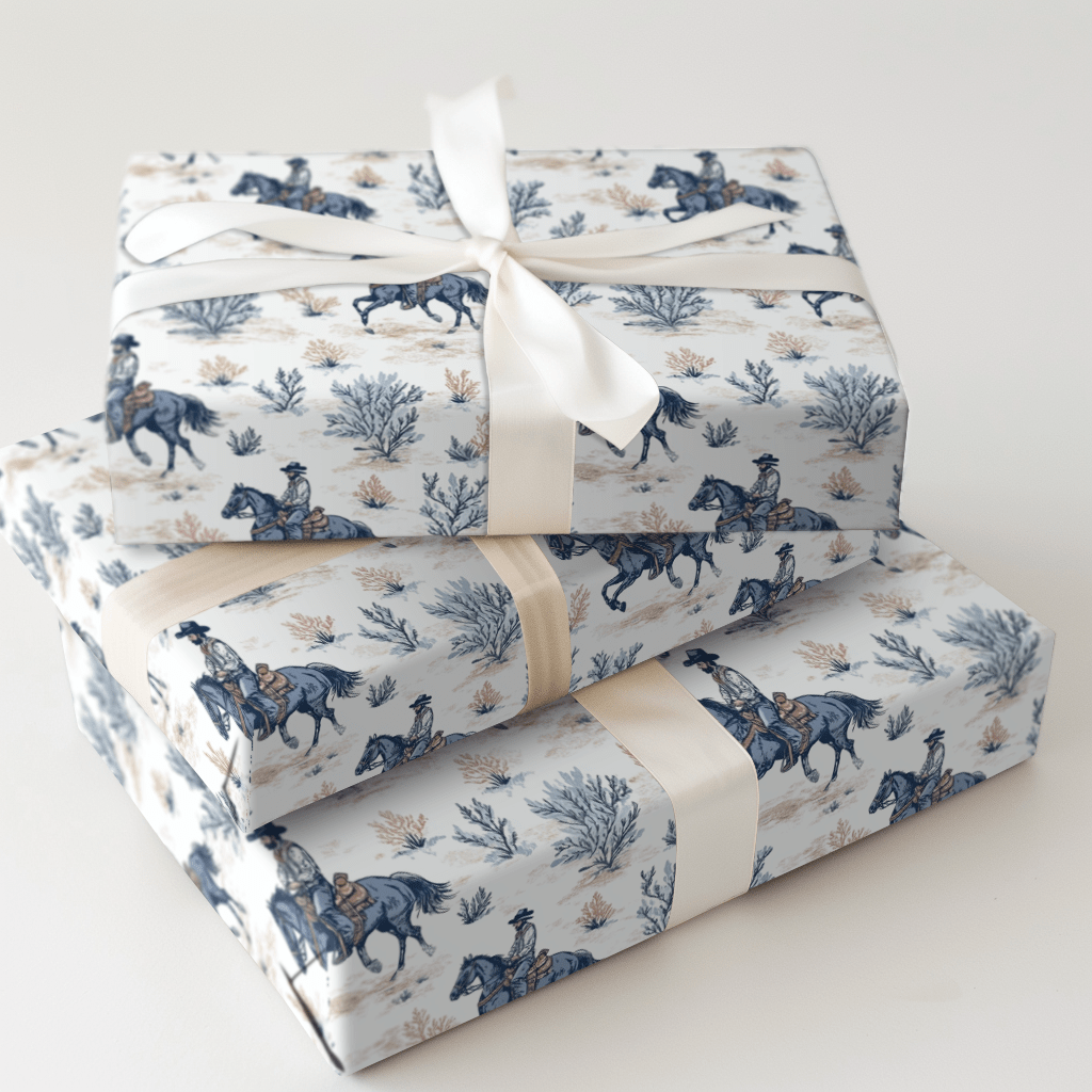 Blue Ride - Wrapping Paper - Aspen & Arlo