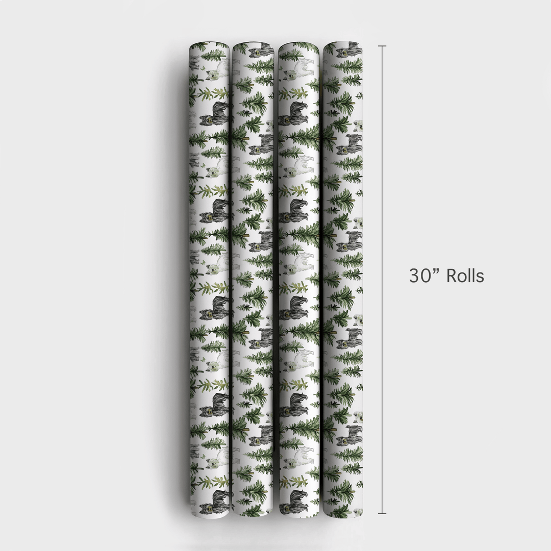 Snow Day for Scottish Terriers - Wrapping Paper - Aspen & Arlo