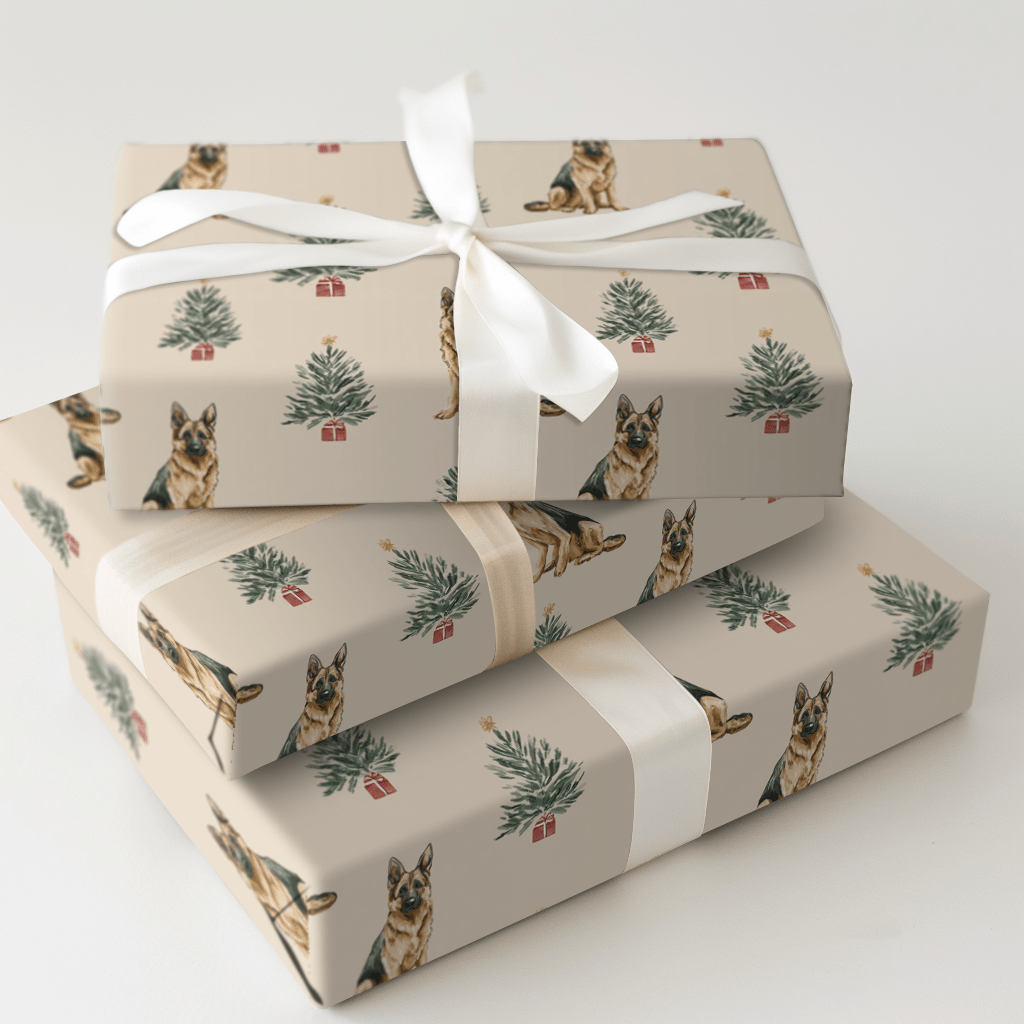 Shep the Tree - Wrapping Paper - Aspen & Arlo