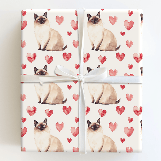 Burmese Valentine - Wrapping Paper - Aspen & Arlo
