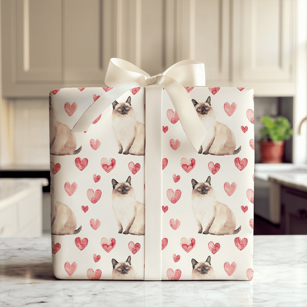 Burmese Valentine - Wrapping Paper - Aspen & Arlo