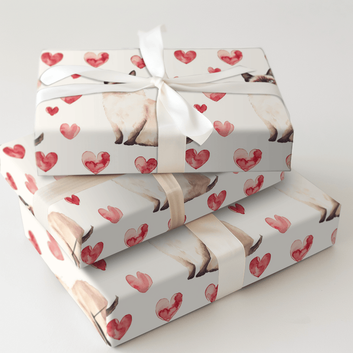 Burmese Valentine - Wrapping Paper - Aspen & Arlo