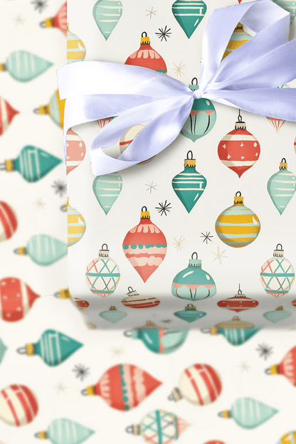 Vintage Baubles - Wrapping Paper - Aspen & Arlo