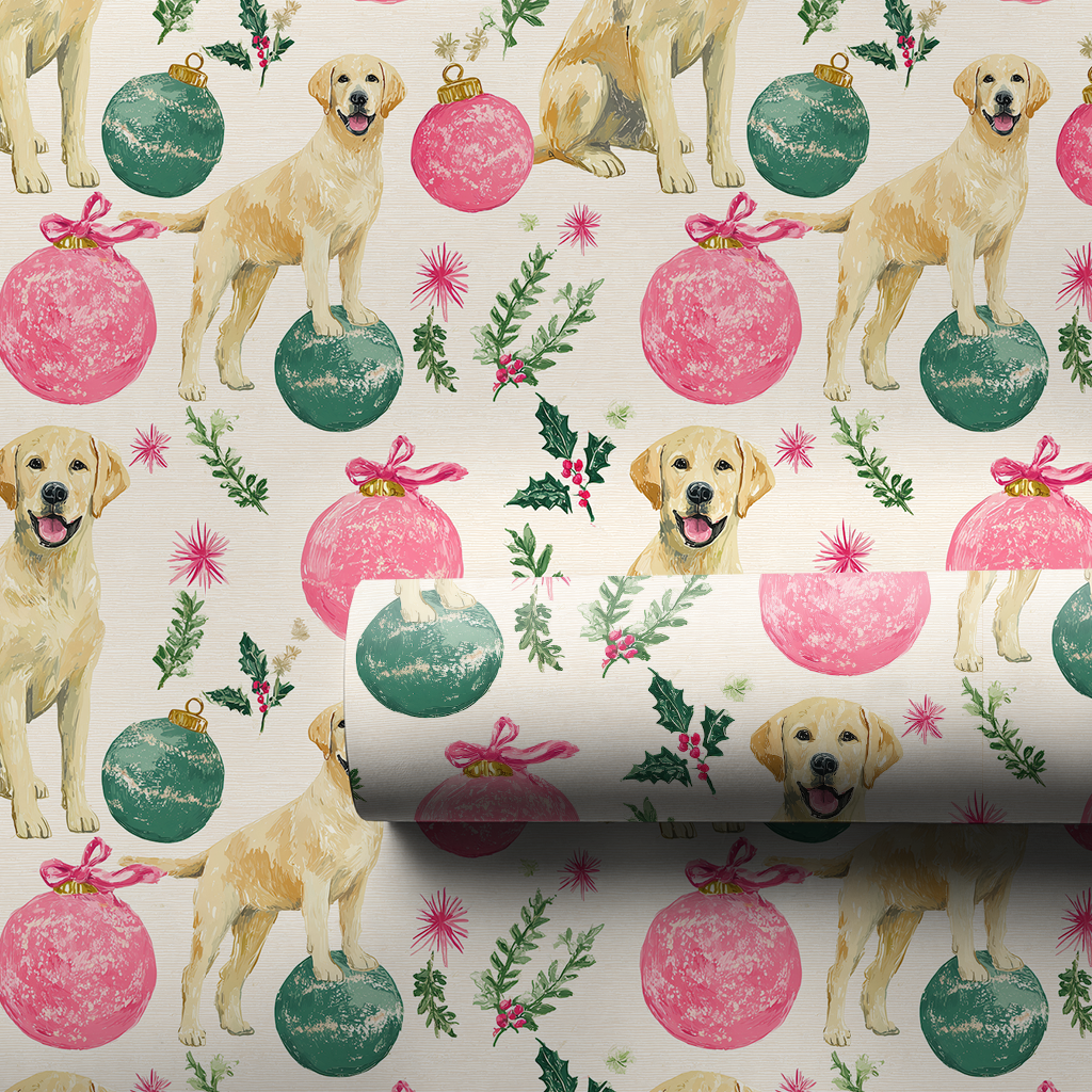 Bows, Baubles & Yellow Labs