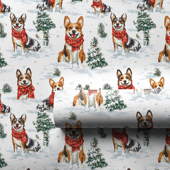 Snow Day for Red Heelers - 1 Roll