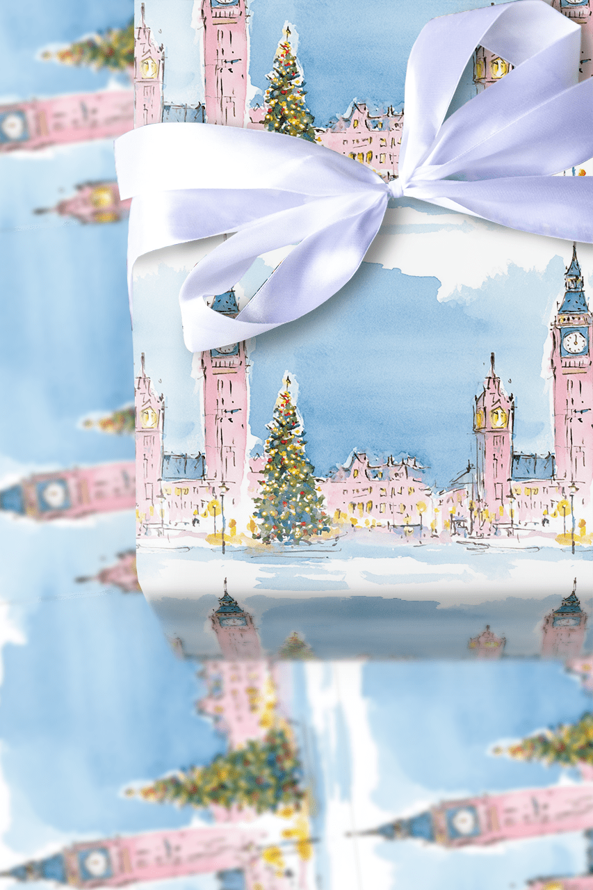 Big Ben Bells - Wrapping Paper - Aspen & Arlo